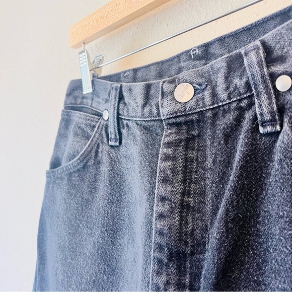 Vintage Wrangler No Pocket Dark Wash Jeans 11 x 36 - Picture 6 of 7
